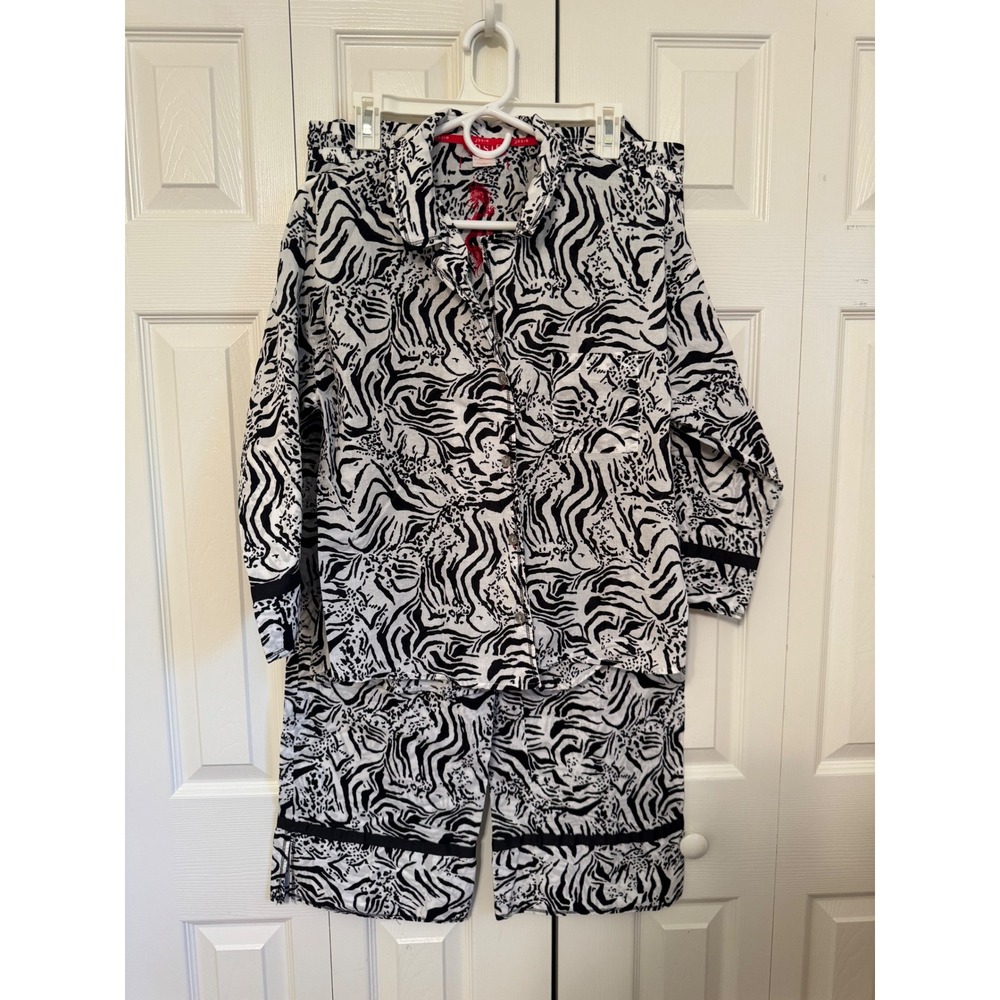 Josie Natori - zebra pjs - size large
